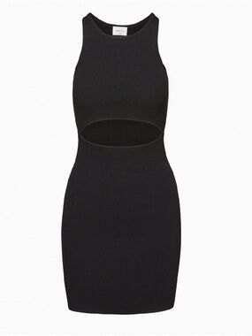 Aritzia Wilfred Cut-Out Knit Tank Mini Dress BNWT